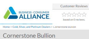 Cornerstone Bullion Reviews