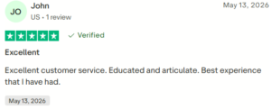 Trustpilot review 1
