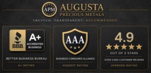  Consumer rating badges showing an A+ BBB score and AAA BCA trust rating across review platforms