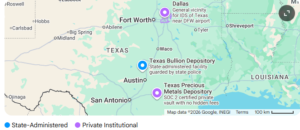 Texas Depository locations