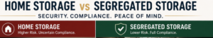 home storage vs segregated storage