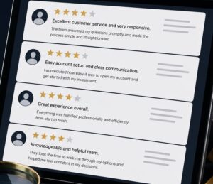 customer reviews and ratings Equity Trust Company customer reviews and ratings illustrated with customer feedback