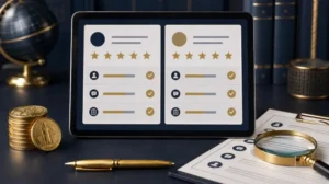 Comparing customer ratings, reviews and complaint records of Gold IRA companies